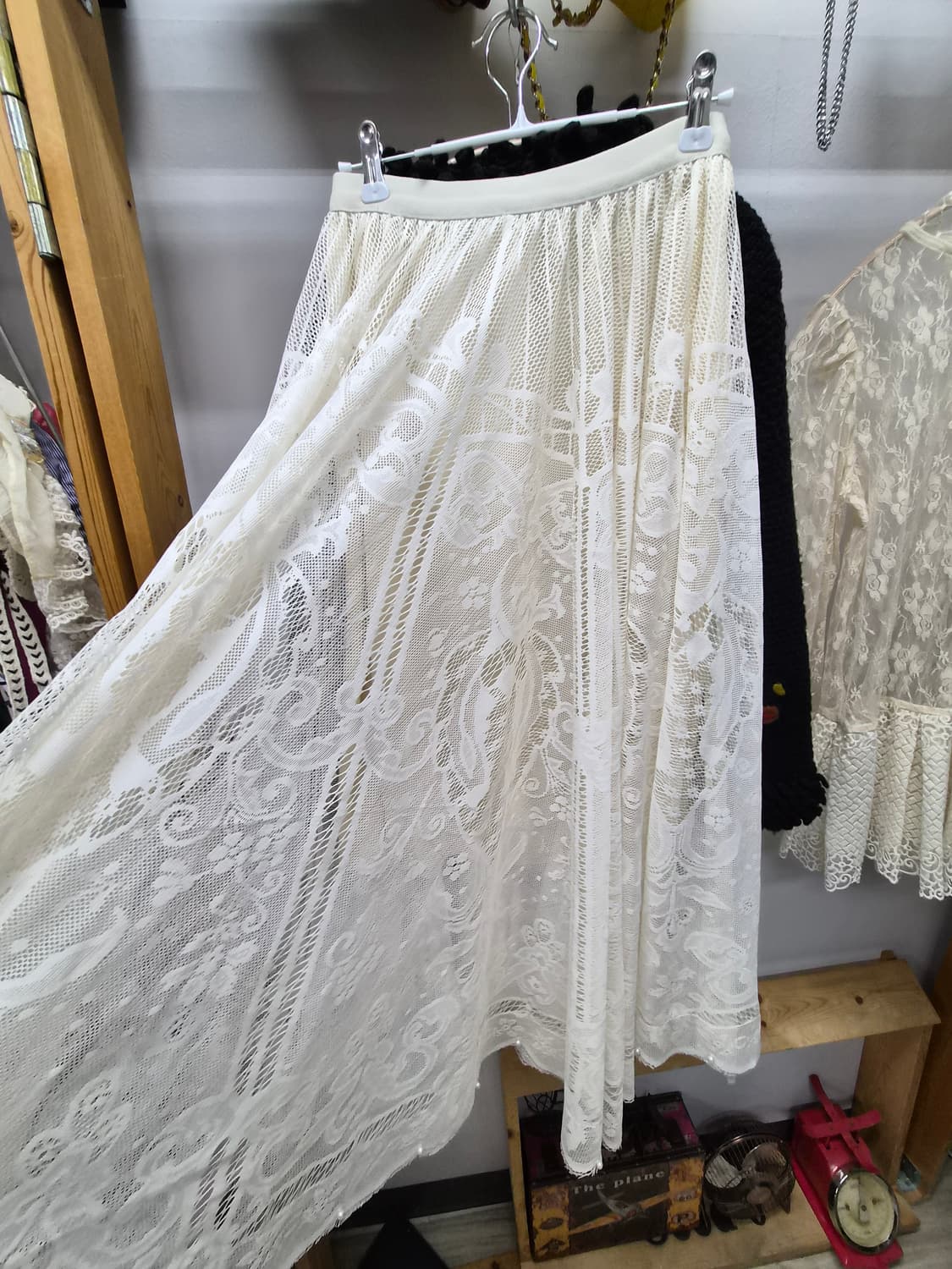 마리메꼬 유니끌로 자수니트. 레이스샤 스커트 상품이미지10