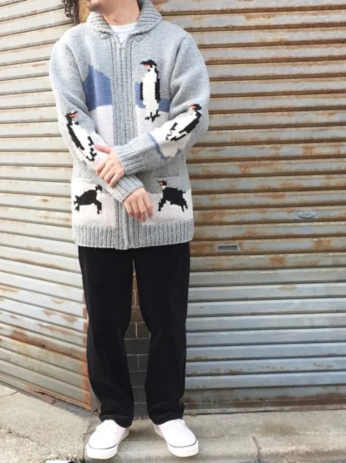 디센덴트 코위찬 펭귄 가디건 상품이미지4