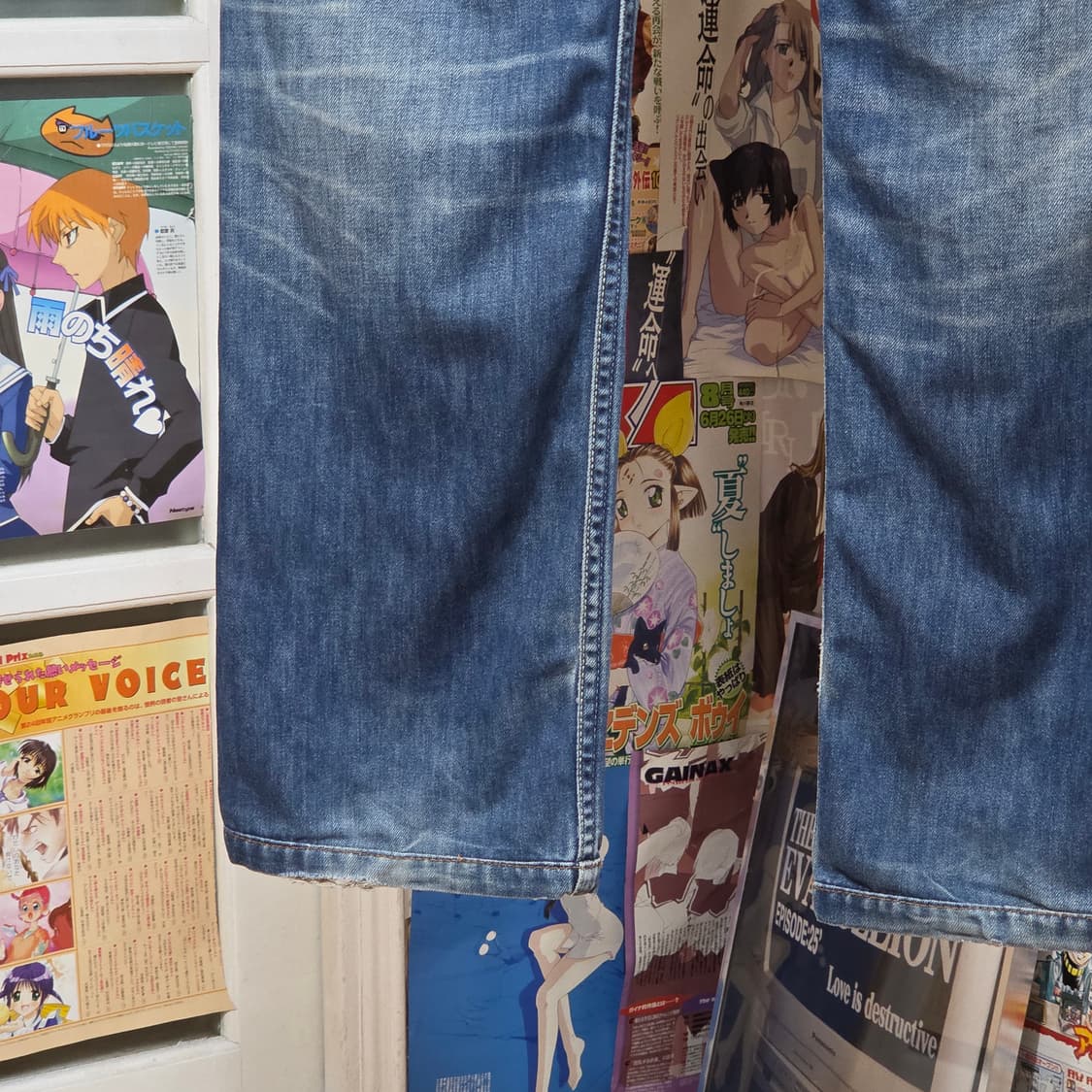 리바이스 504 워싱 데님 팬츠 상품이미지6