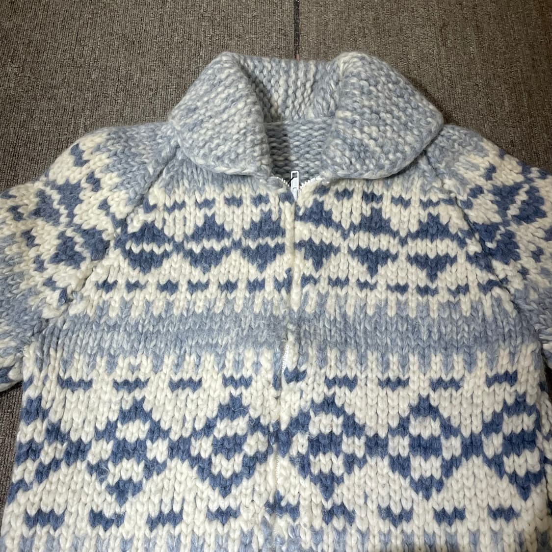 (S) Cowichan 코위찬 니트 집업 상품이미지3