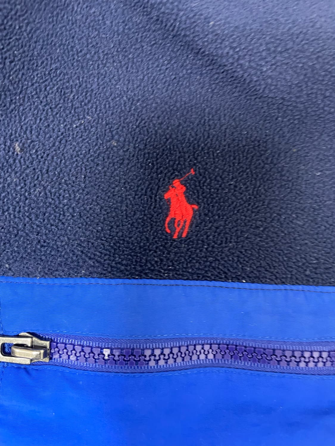 폴로 랄프로렌 플리스 풀오버 스냅버튼 m 상품이미지3