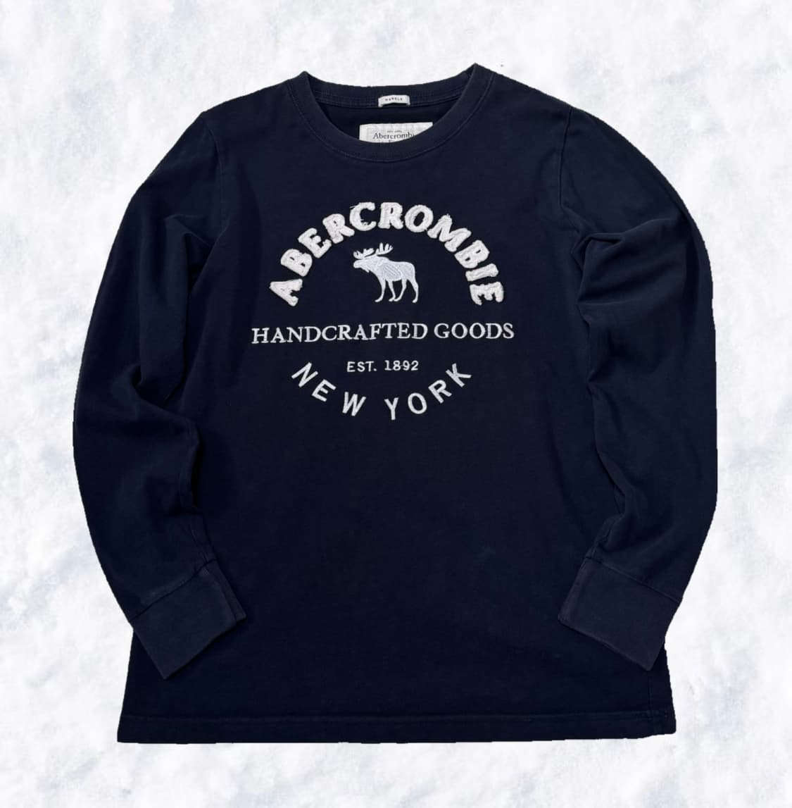 아베크롬비 네이비 롱슬리브 긴팔티 상품이미지1