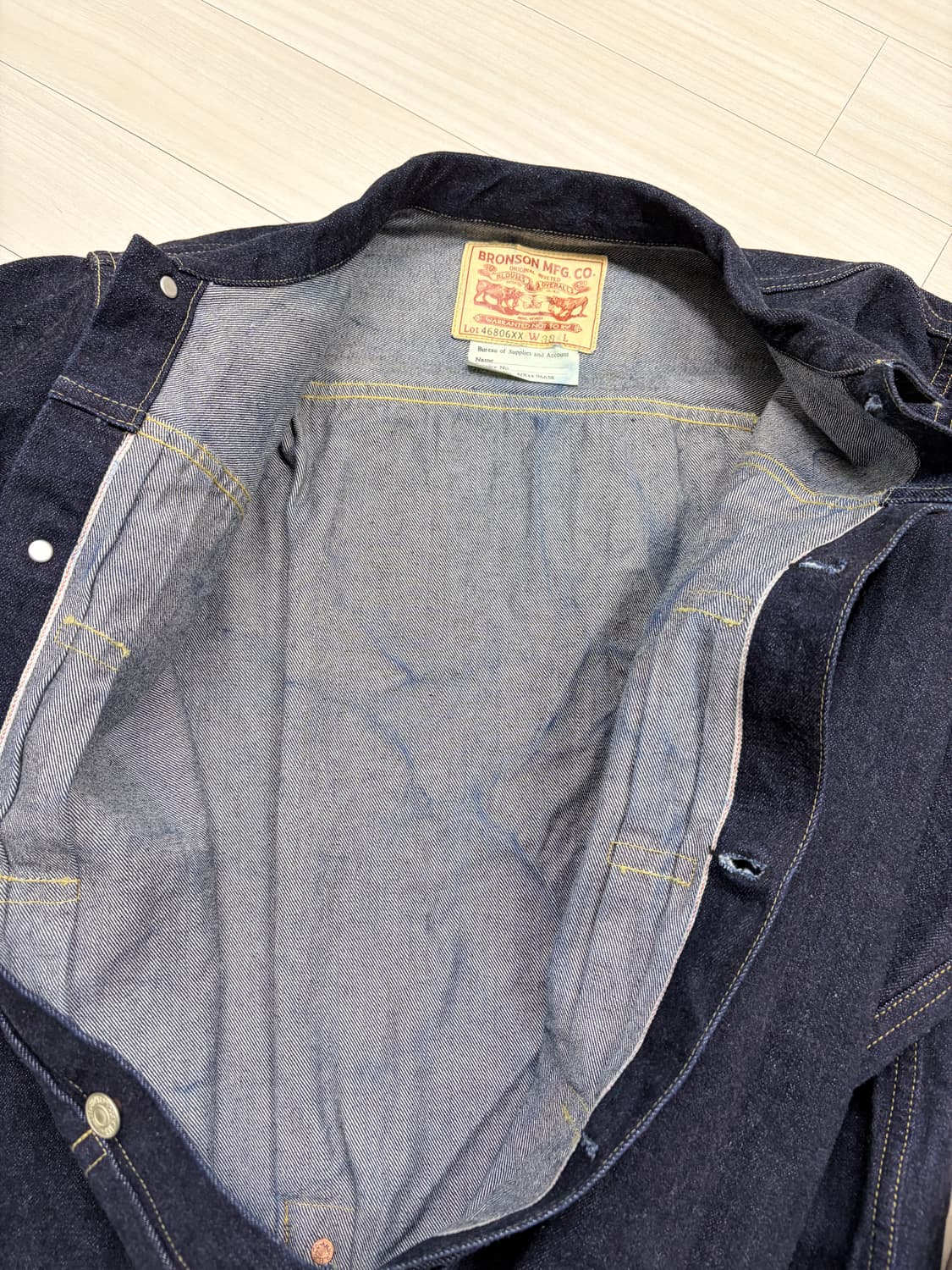 브론슨 1세대 데님자켓, 46806xx 38사이즈 상품이미지9