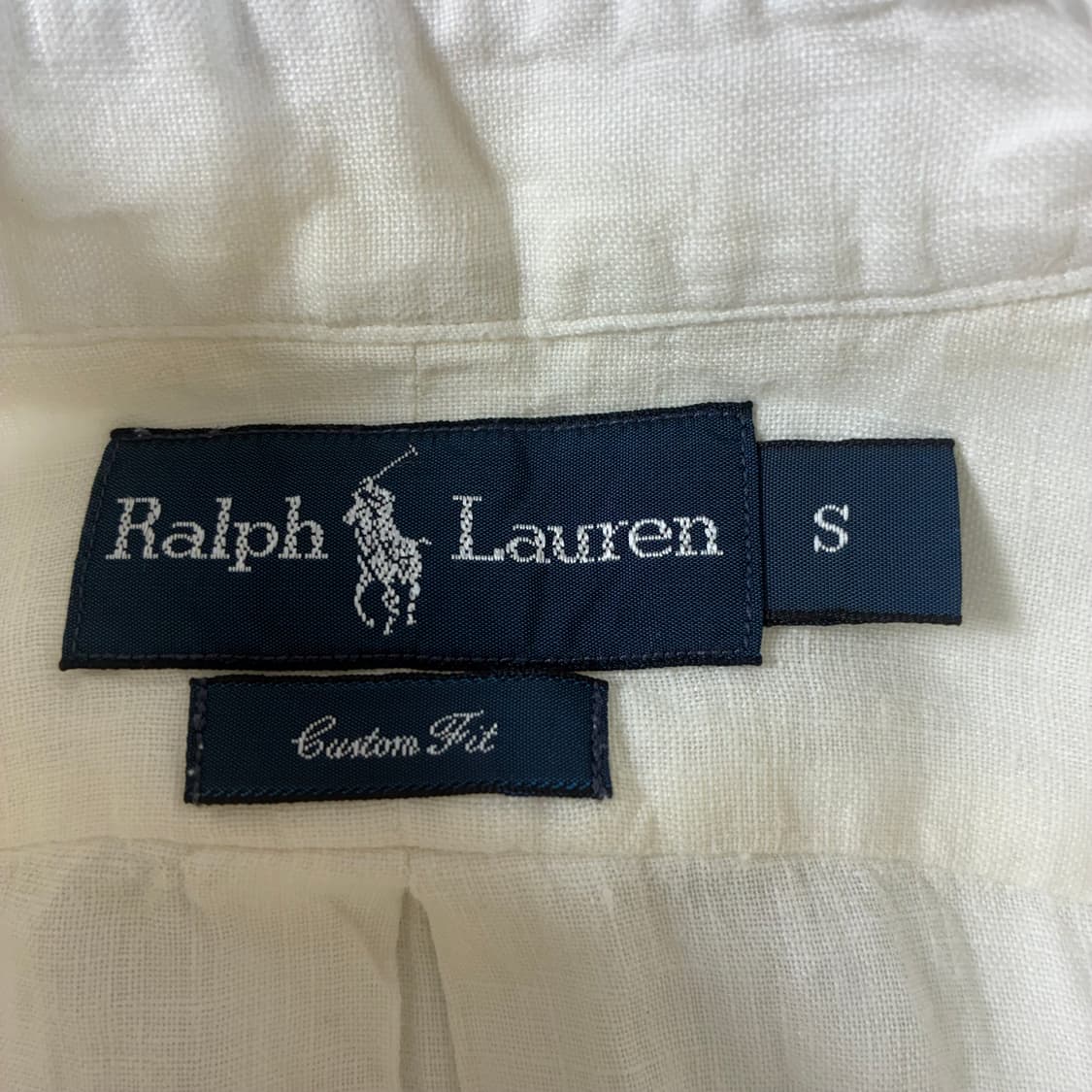 Polo  폴로 랄프로렌 자수 린넨 화이트 셔츠  상품이미지4