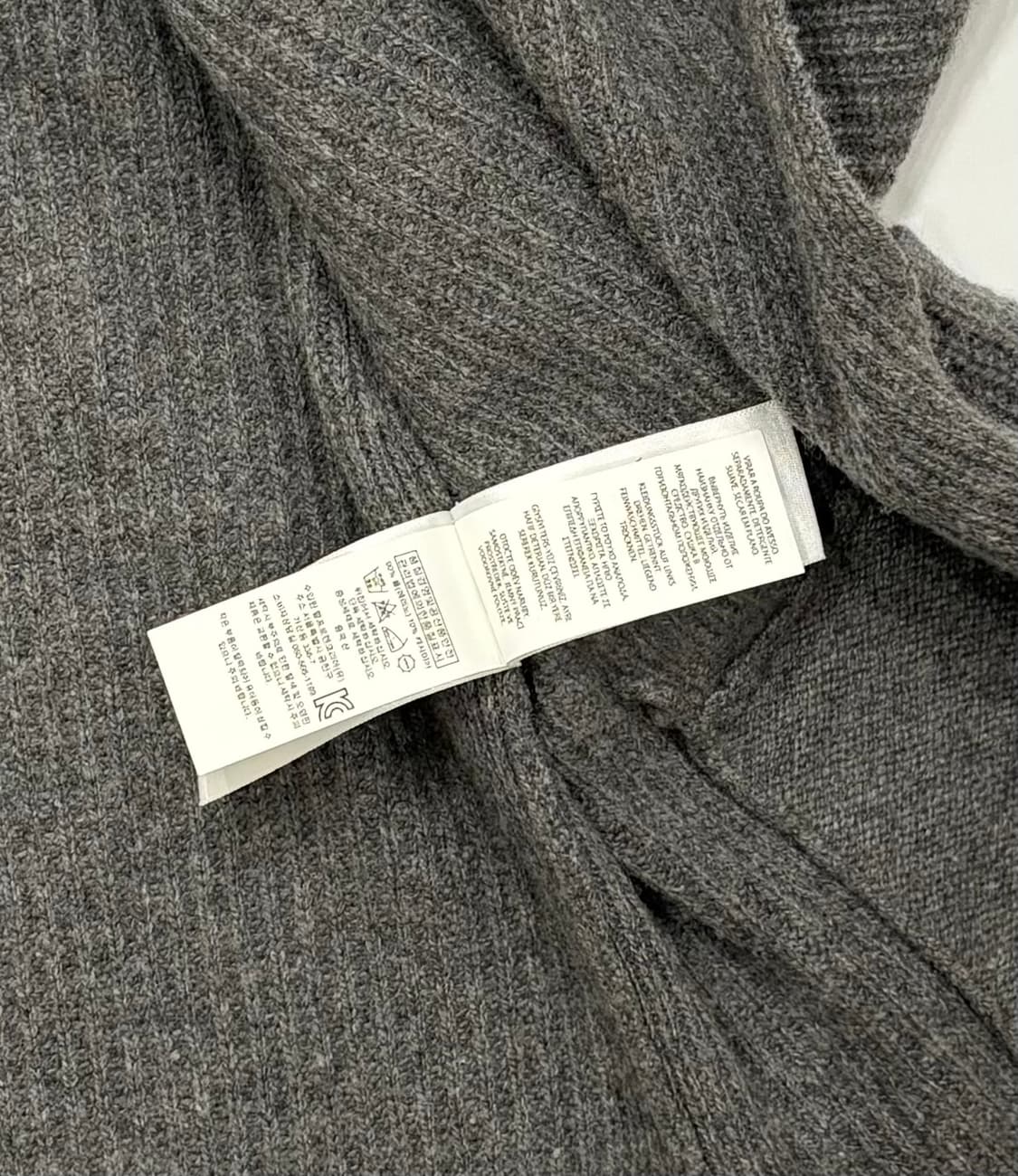 Polo 폴로랄프로렌 신형 차콜 롱 가디건 상품이미지6