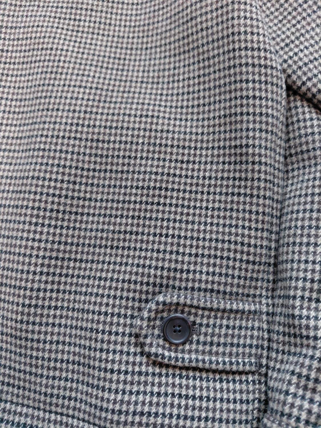 유니클로 싱글카라체크쇼트블루종 S 상품이미지7