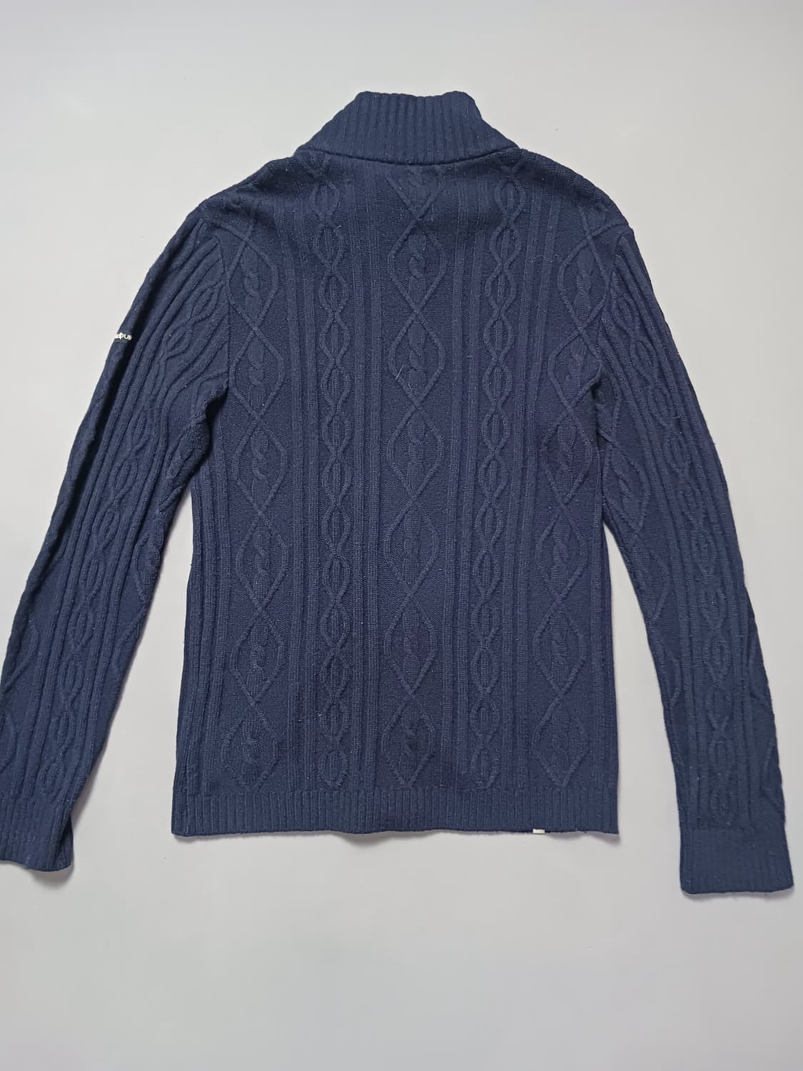 [프리] 아디다스 아디퓨어 네이비 케이블 울 니트 집업 상품이미지6