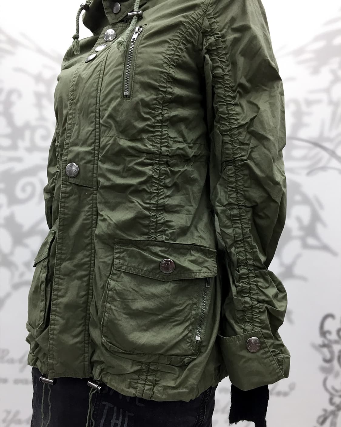 00's Shirring Utility Hood Jacket 상품이미지5