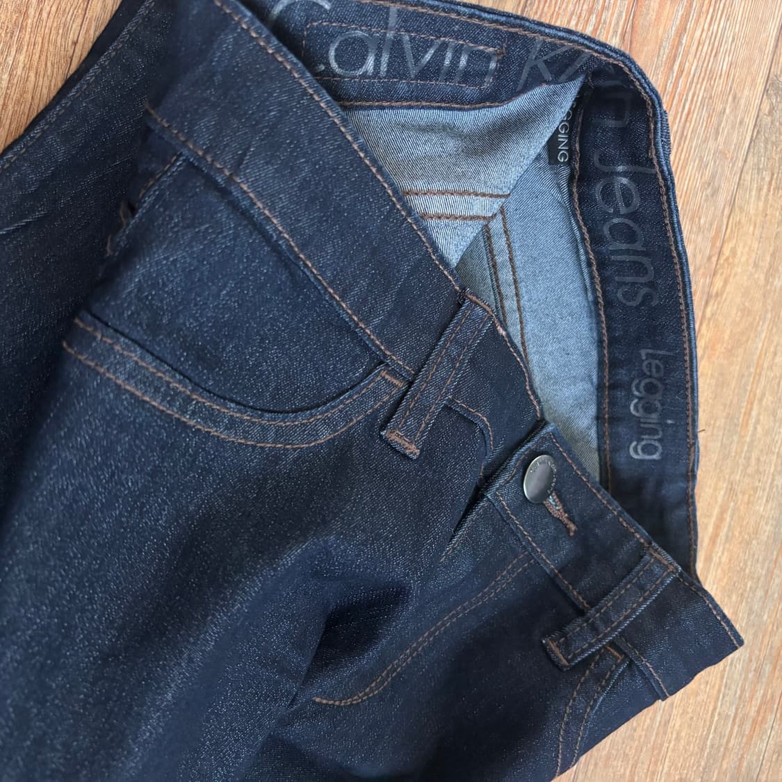 CK 캘빈클라인 레깅스 슬림 스키니 26 스판 데님 청바지 상품이미지5