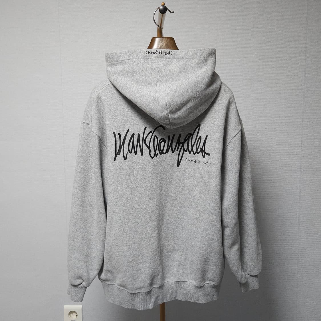L ) 와릿이즌 마크곤잘레스 엔젤 와펜 후드티 상품이미지3