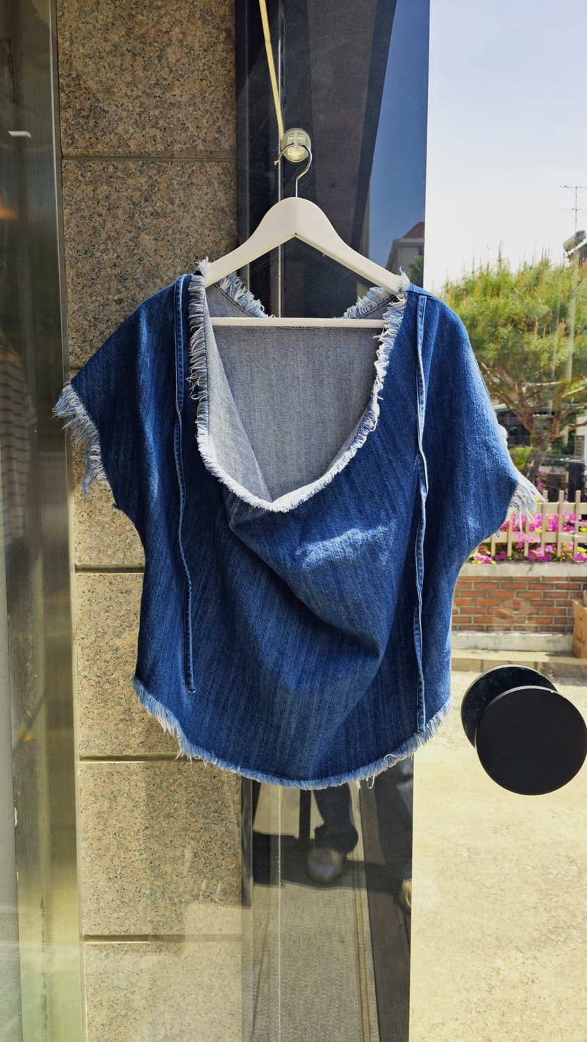 데님 민소매 상품이미지3