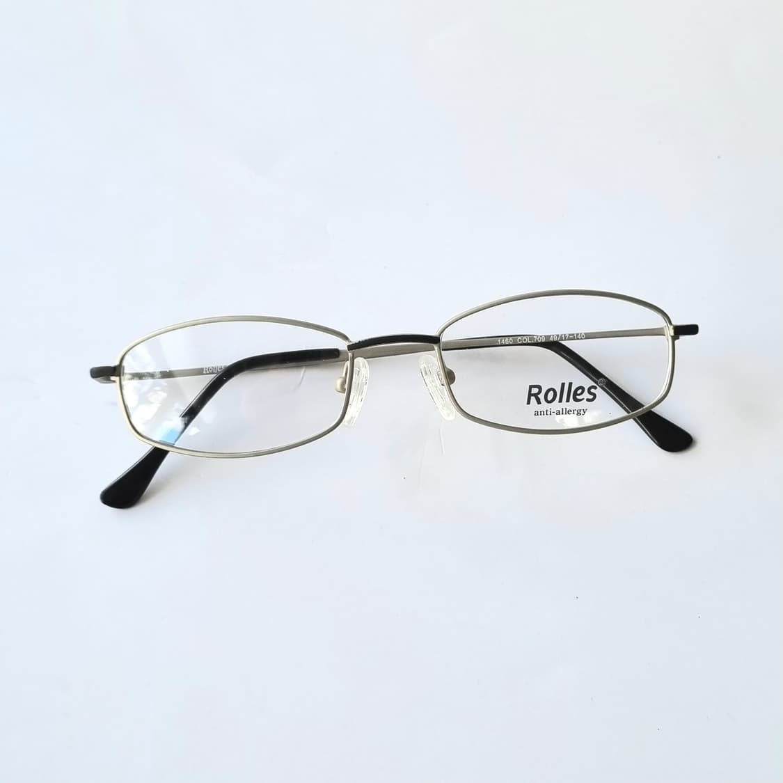 데드스탁 실버 메탈 긱시크  안티알러지 안경테 695 상품이미지7