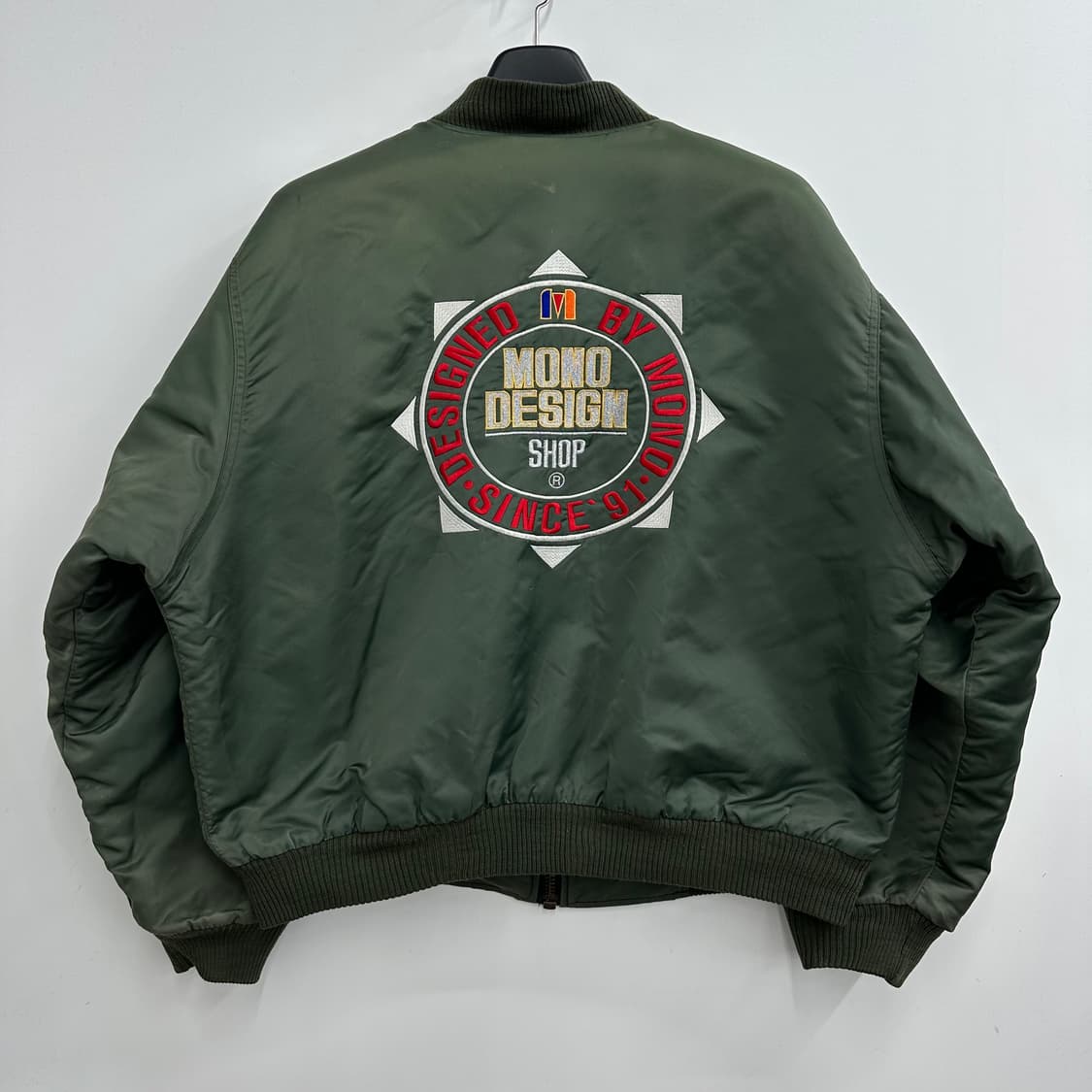 MONO SPORT 남자 패치워크 루즈핏 항공점퍼 상품이미지2