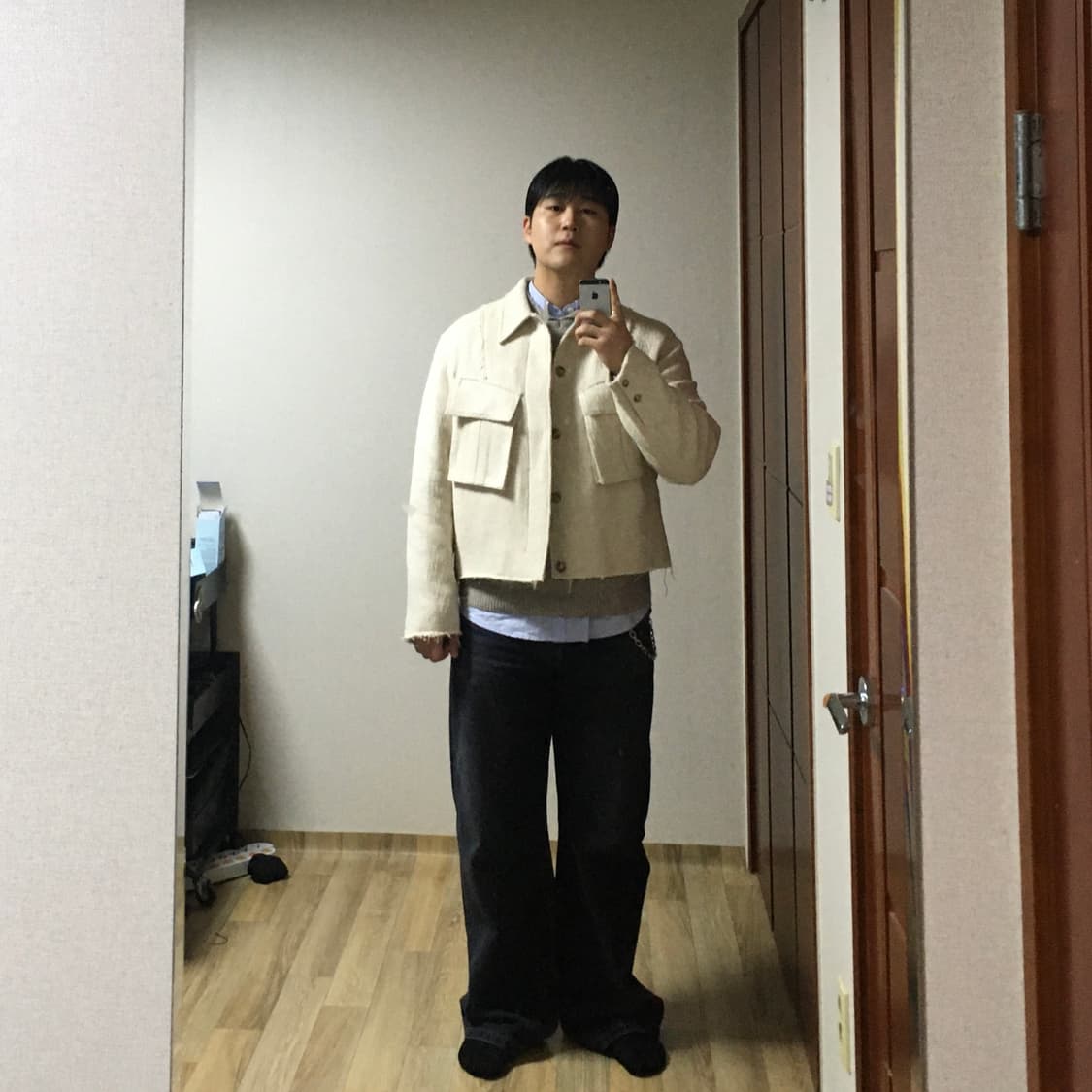 쿠어 21ss 투포켓 데님 자켓 상품이미지5