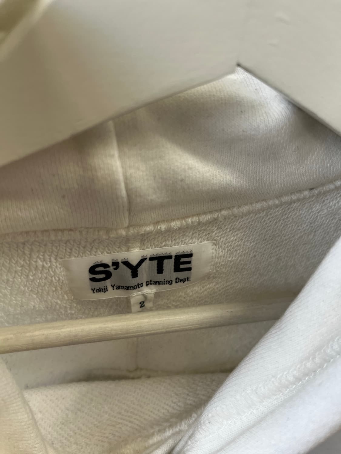 요지야마모토 s’yte 후드스웻셔츠 상품이미지2