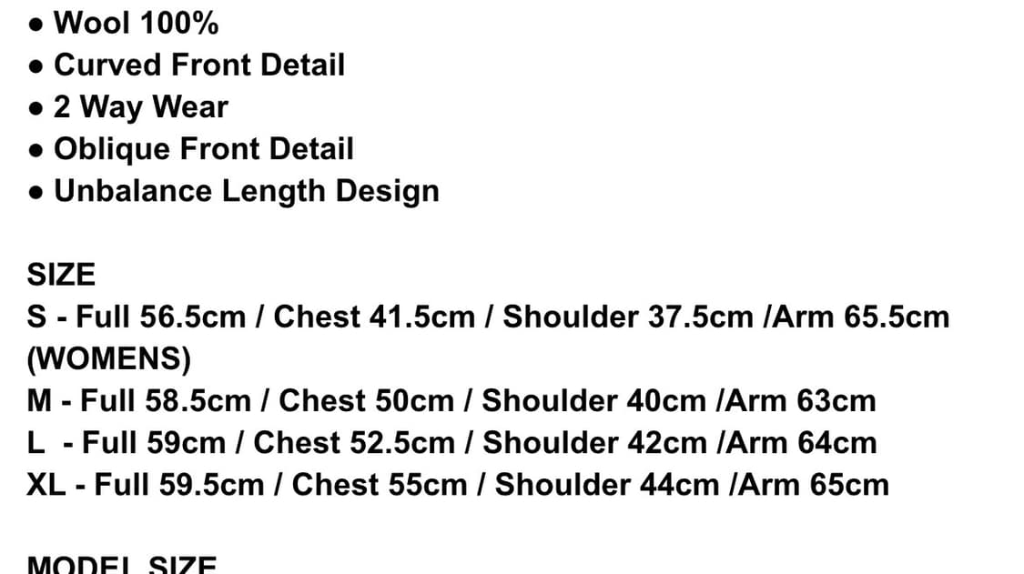 누마레 ee  2 WAY CARDIGAN GREY (S) 상품이미지3