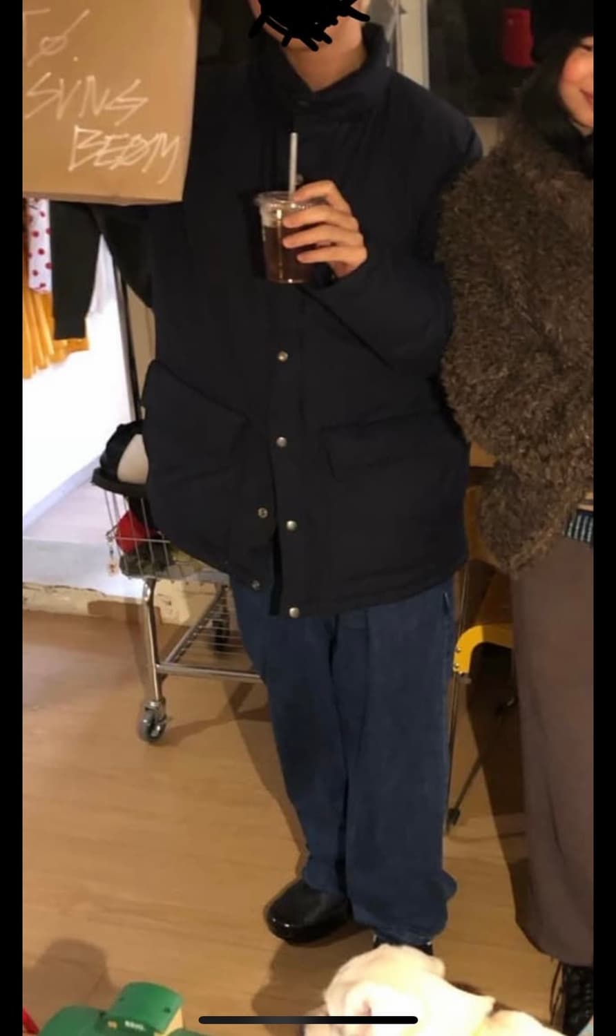 디스이즈네버댓 클래식 다운 파카 네이비 상품이미지2