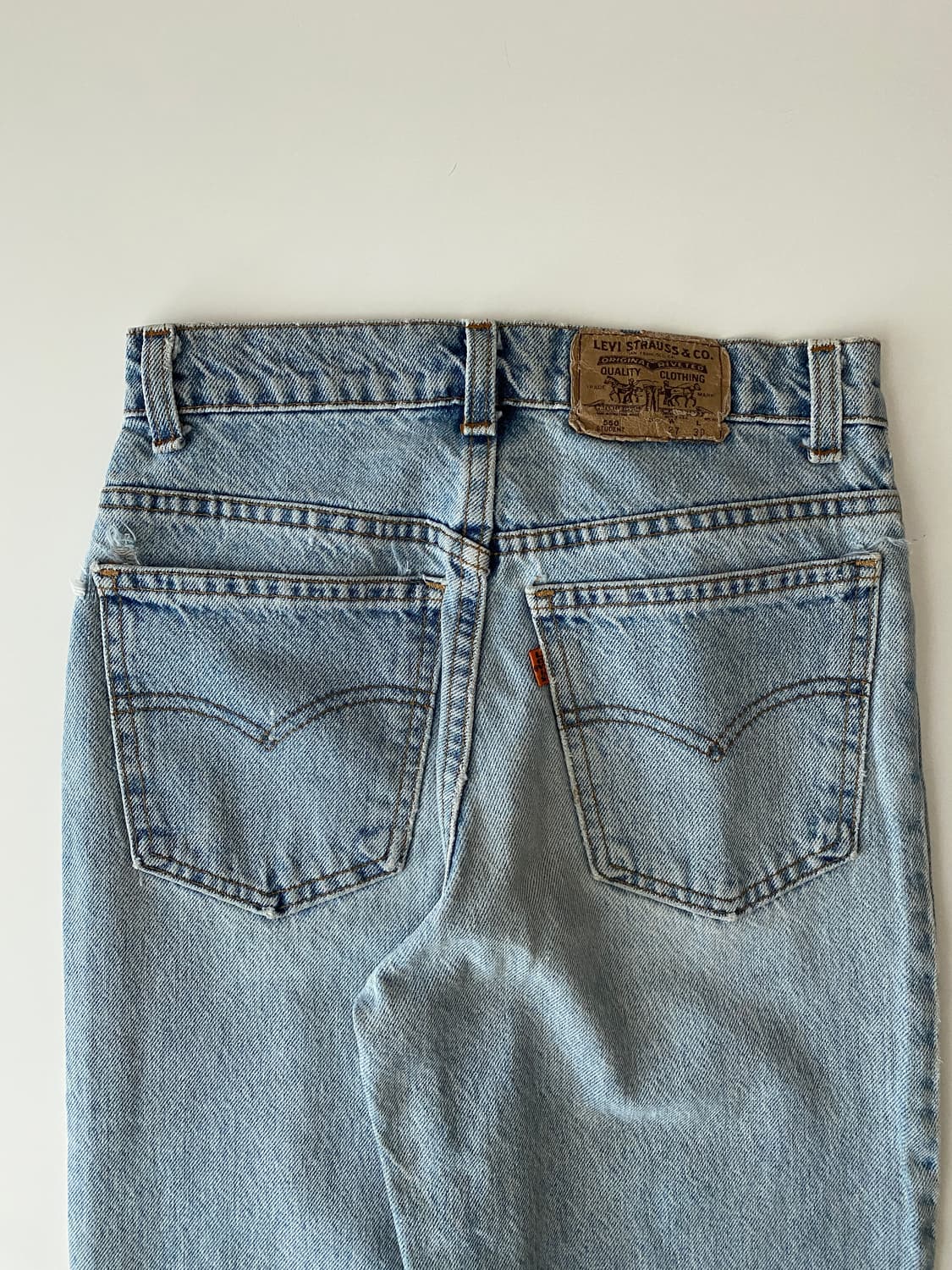 90s USA 리바이스 550 오렌지탭 27x30 상품이미지7