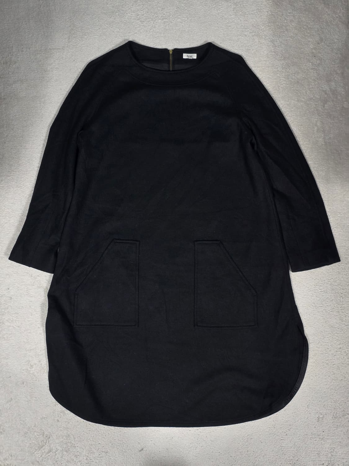 Scye 사이 블랙 포켓 원피스 38 상품이미지1