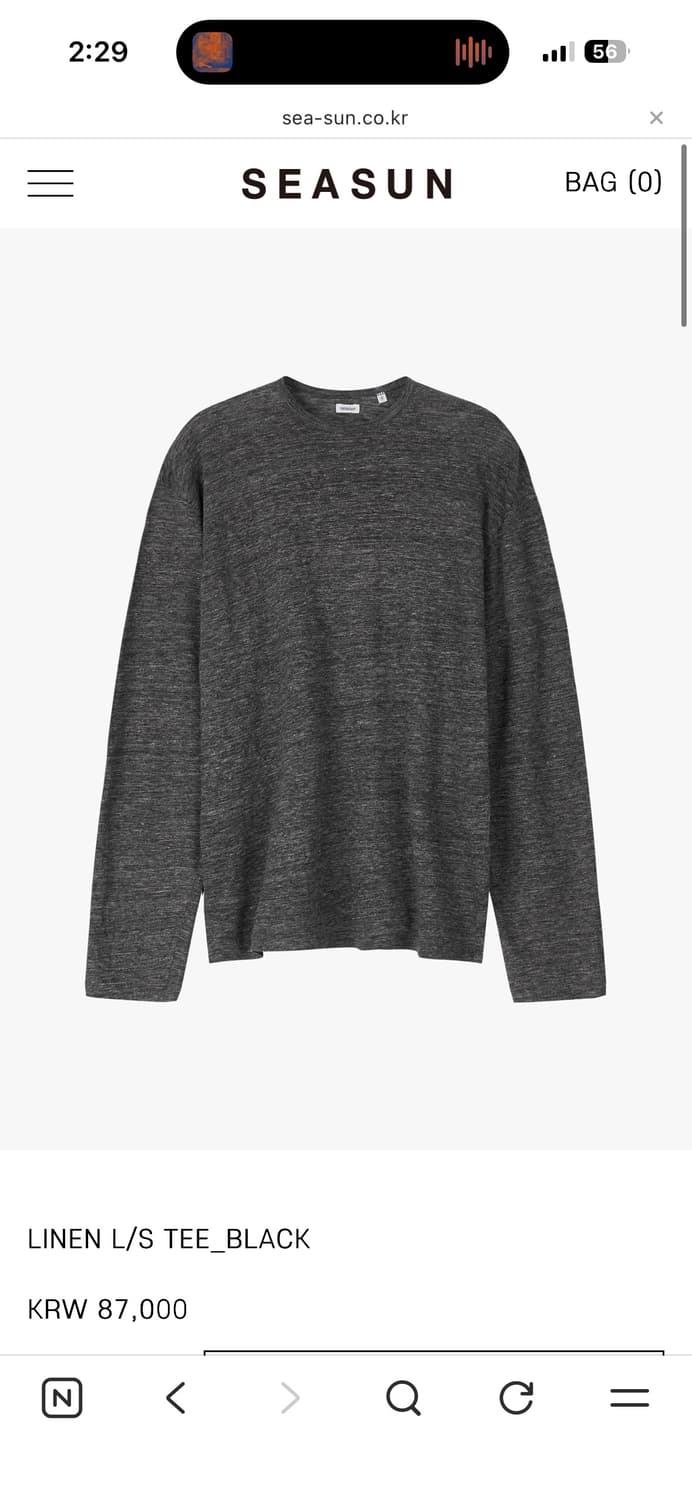 seasun 린넨 롱슬리브 상품이미지1