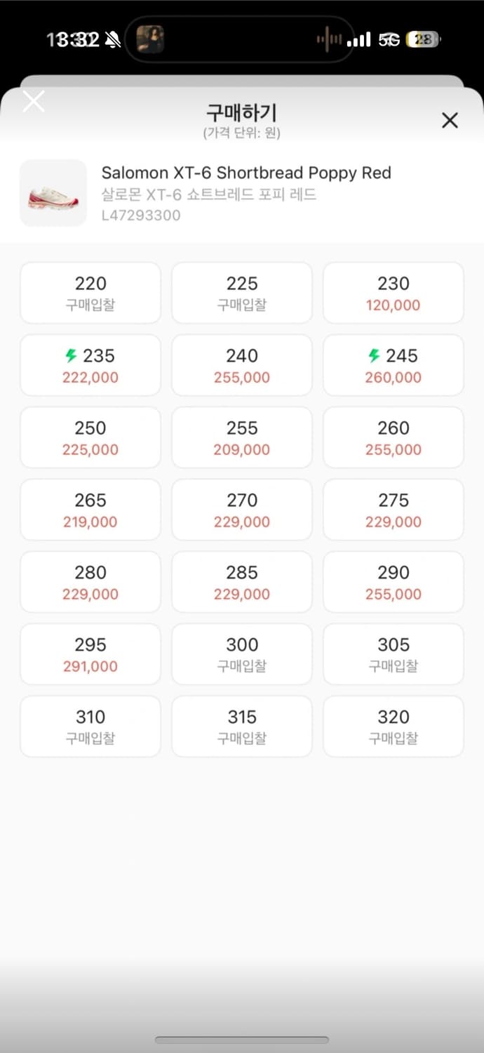 살로몬 XT-6 숏브레드 250 상품이미지2