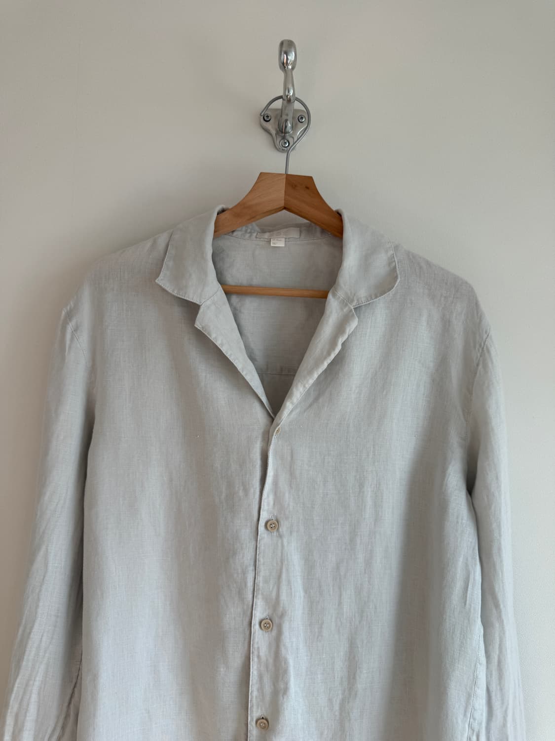 코스(COS) 린넨 오픈카라 셔츠 상품이미지2