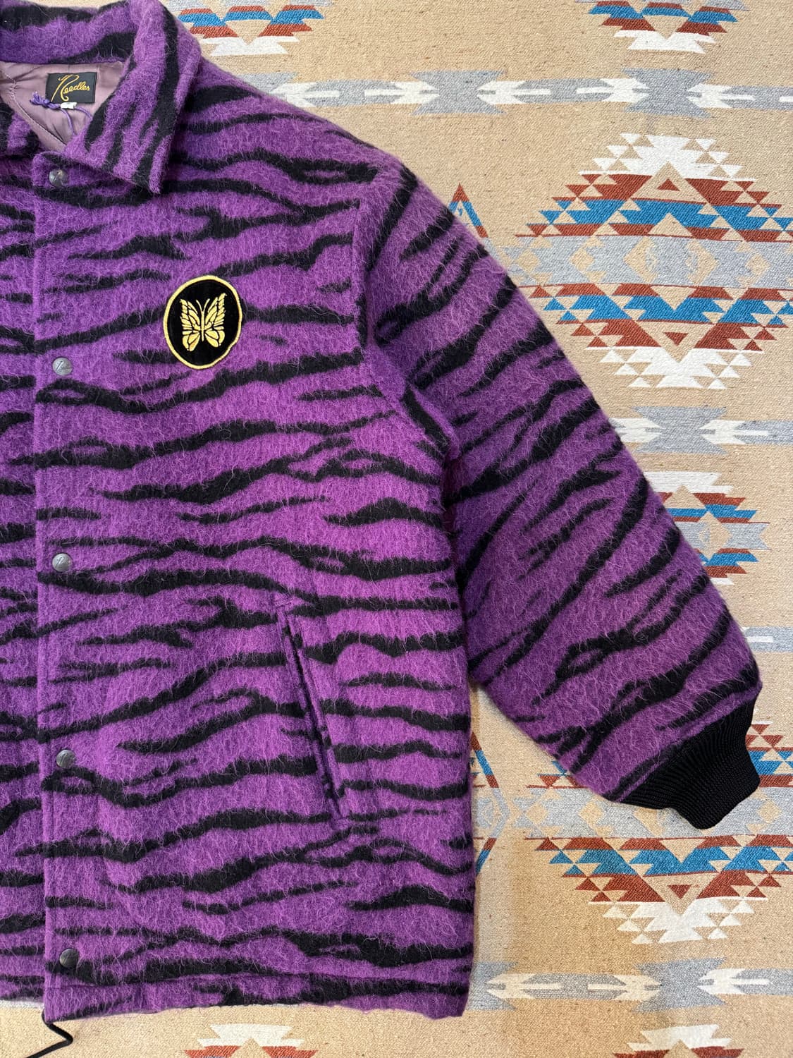 [S][100] 니들스 샤기 코치 자켓 타이거 퍼플 상품이미지3