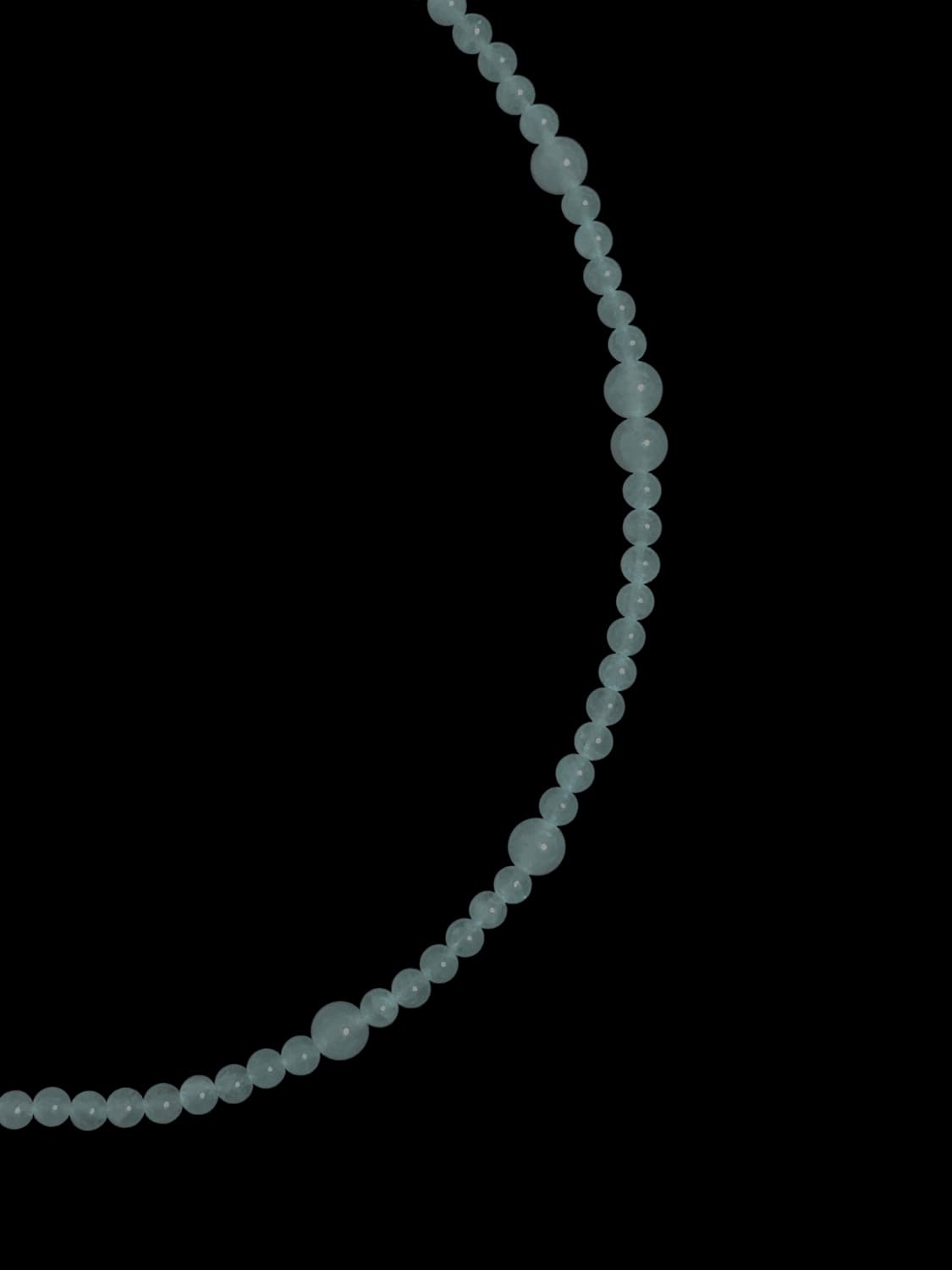 Bubble necklace - sky blue 상품이미지2