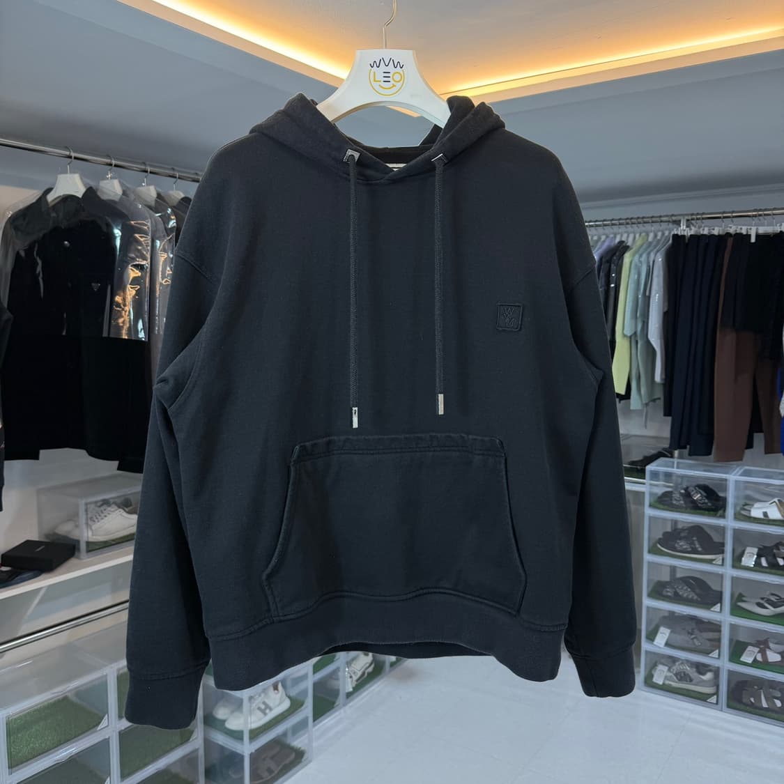 [리오브] 우영미 플라워 백로고 후드 상품이미지2