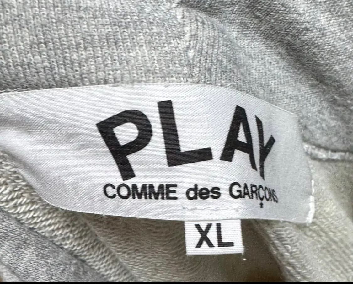 꼼데가르송 후드집업 그레이xL 상품이미지3