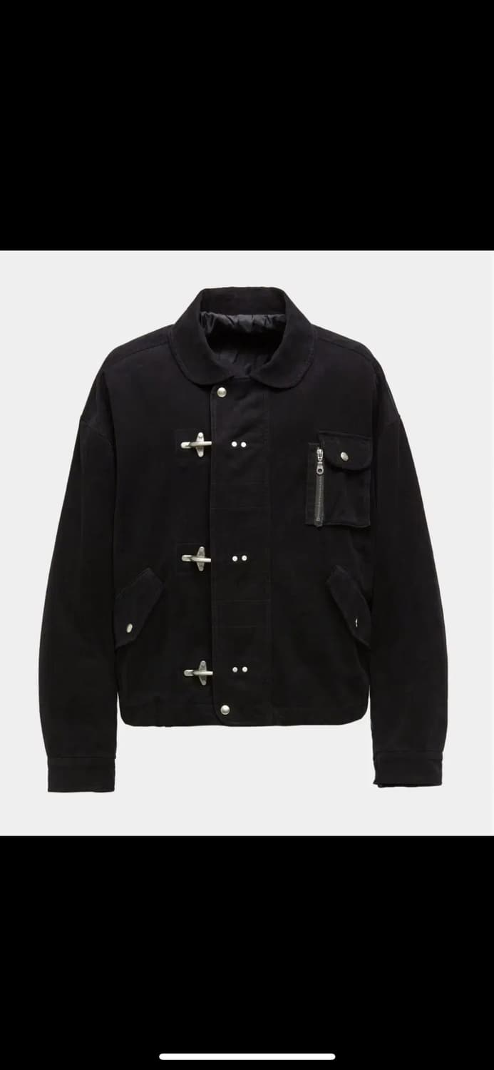 쿠어 워시드 파이어맨 자켓 L (워시드블랙) 상품이미지1