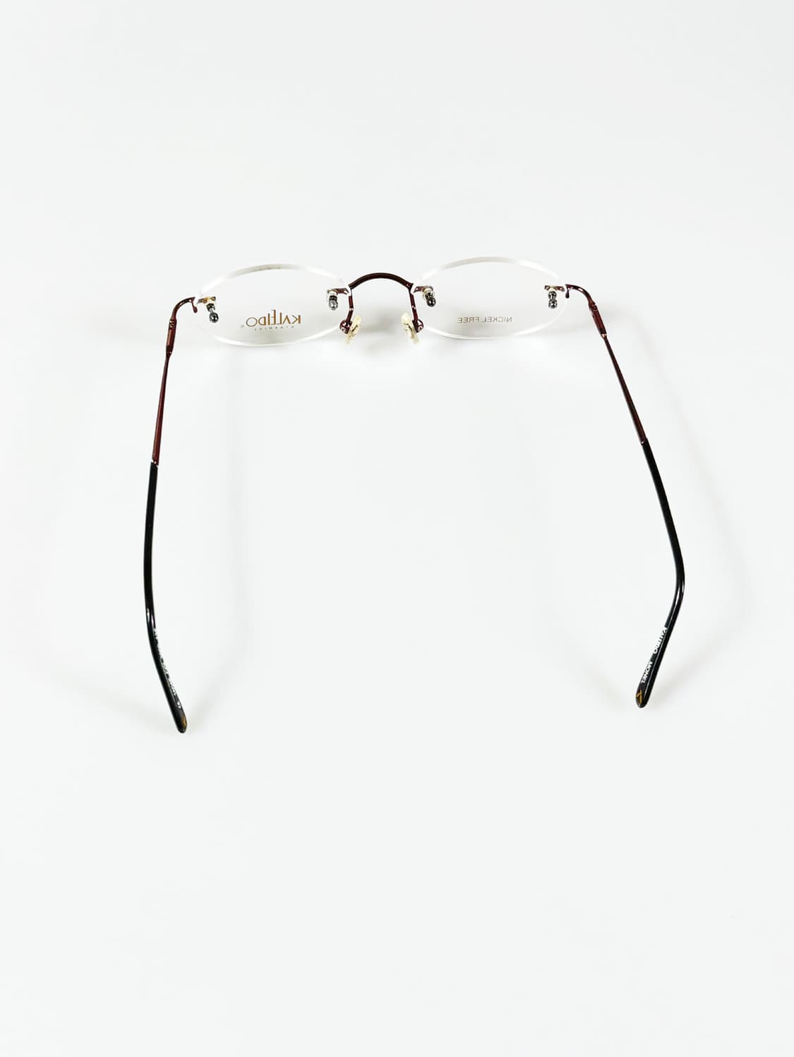 90s KALEIDO 무테 오벌 프레임 빈티지 안경 상품이미지5