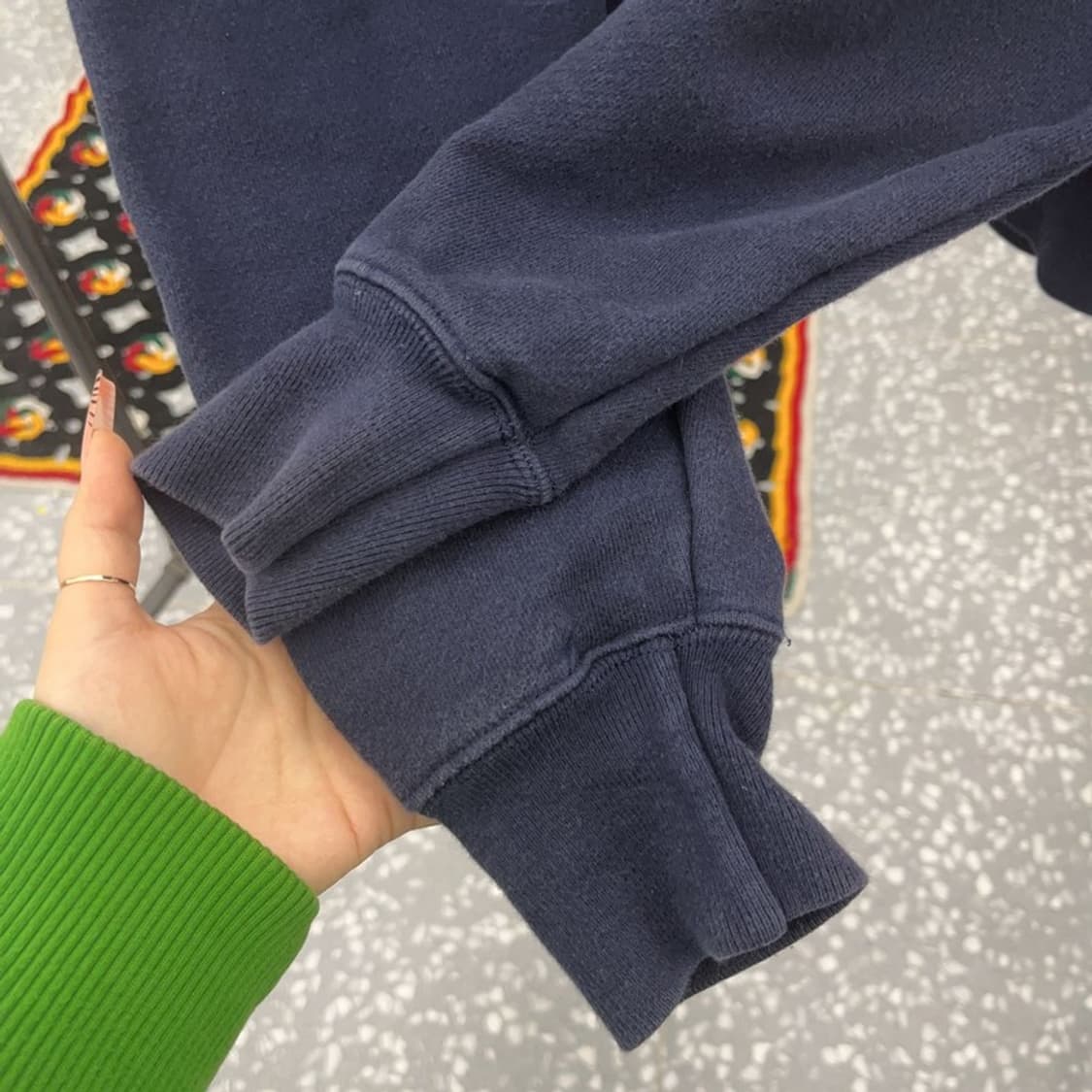 챔피온 리버스위브 올드스쿨 레터링 약기모 후드티 S C08252 상품이미지7