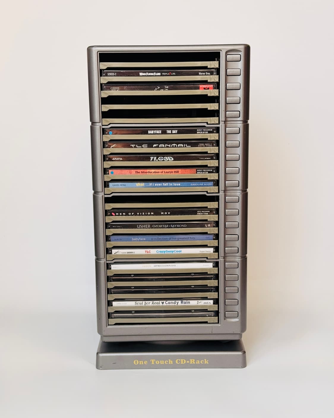 🏅주말할인 Vintage | 회전형 CD 수납 랙 | CD 보관 랙 상품이미지3