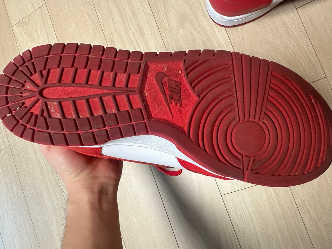 나이키 덩크하이 레드 260 상품이미지7