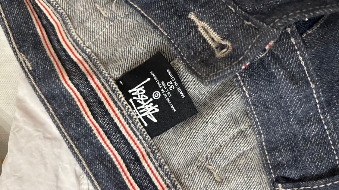 스투시 로로피아나 mmw 청바지 데님 트라우져 상품이미지5