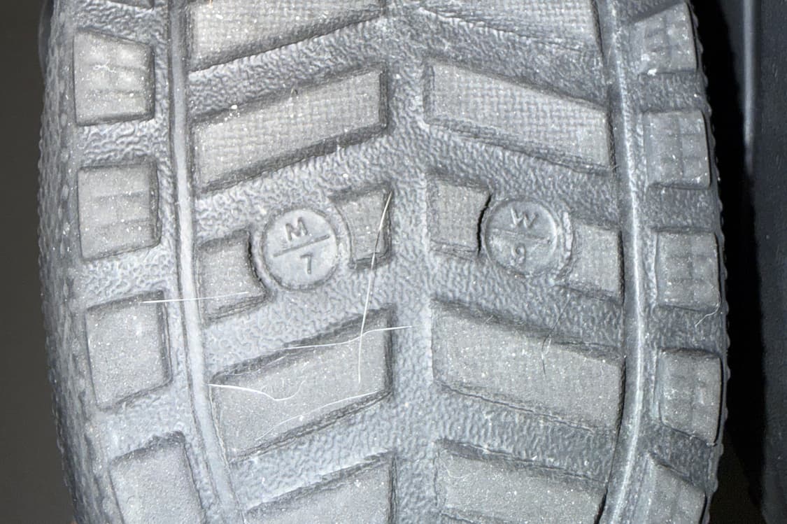 크록스 클래식 클로그 블랙 M7 W9 260 상품이미지5