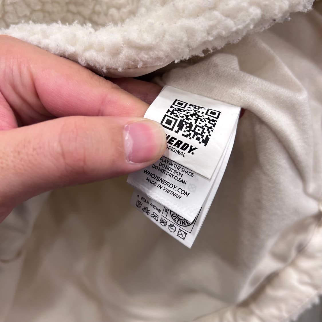 널디 러버와펜 포켓 뽀글이 하이넥 플리스 상품이미지4