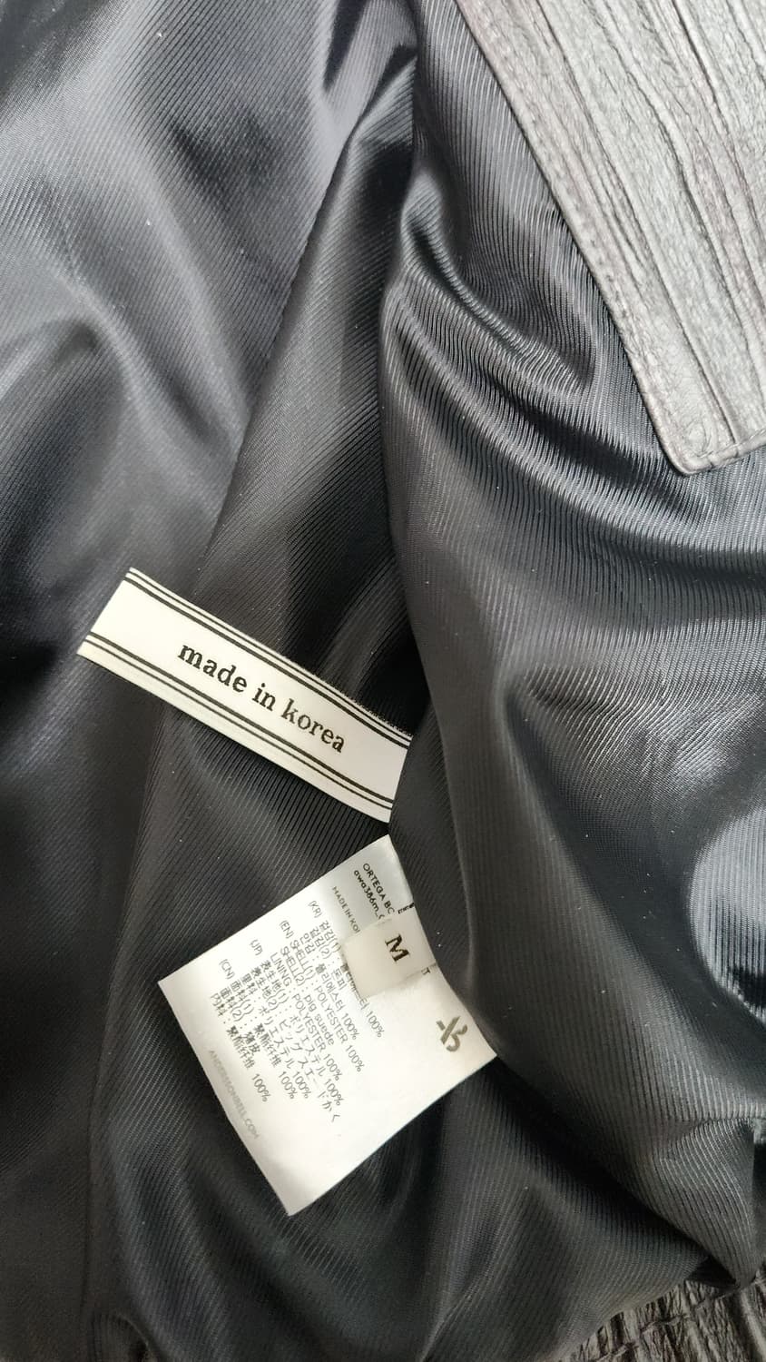 앤더슨벨 오르테가 봄버자켓 그레이 M 상품이미지8