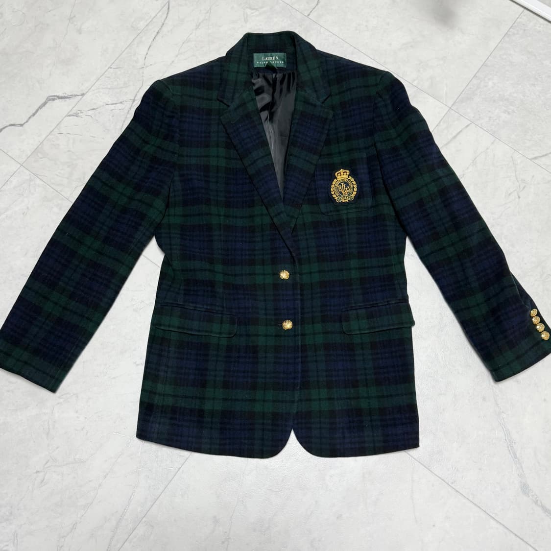 (폴로)로렌 랄프로렌 타탄체크 자켓 상품이미지1