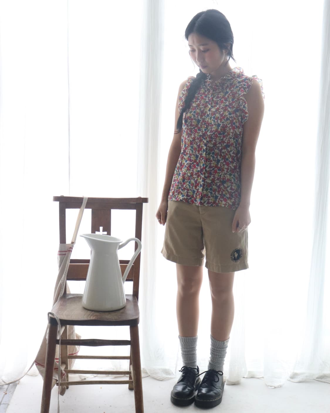 [Hysteric Glamour] Fuckbear Frill Blouse 상품이미지6