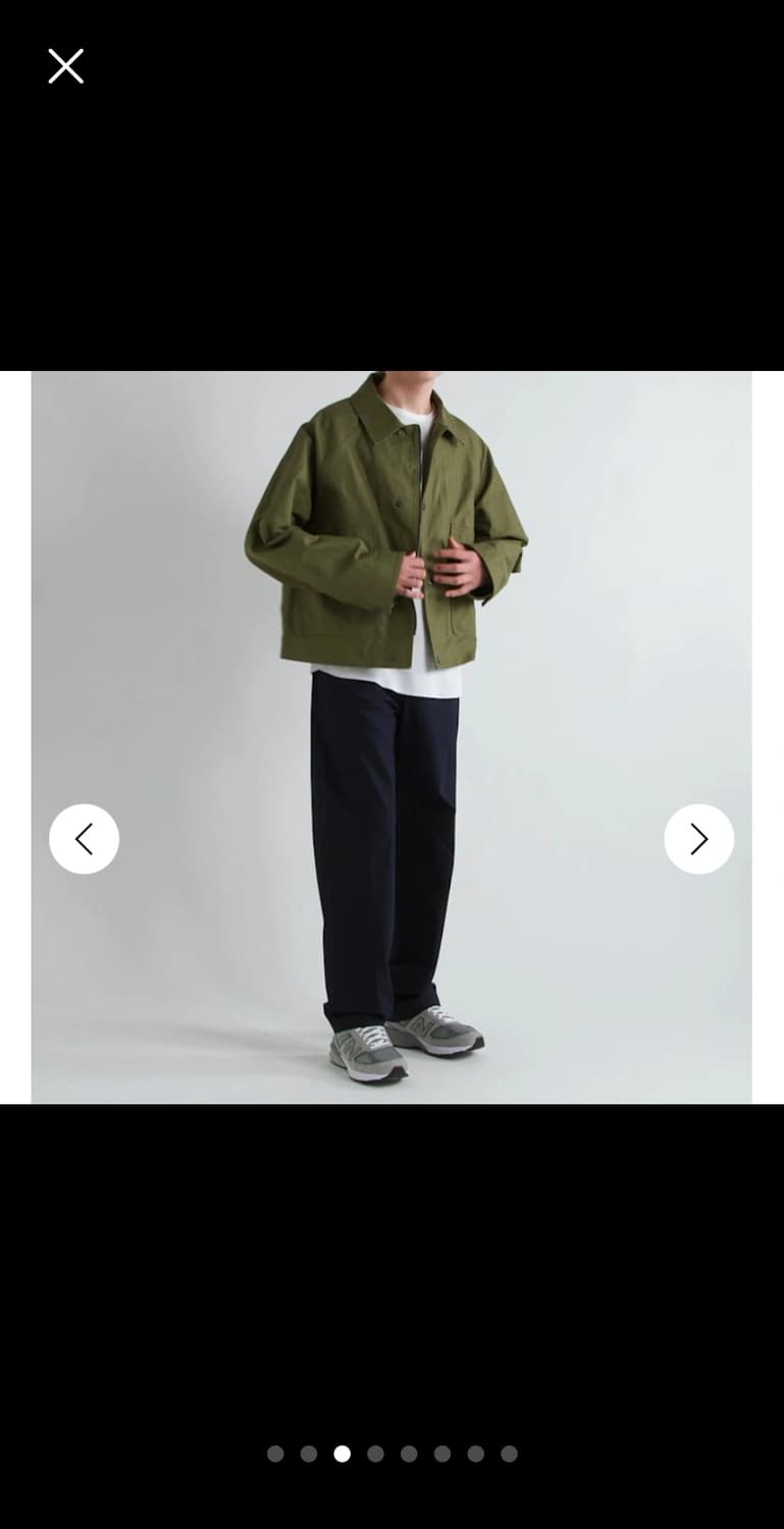 MHL 크롭워커자켓 L사이즈(army green) 상품이미지4