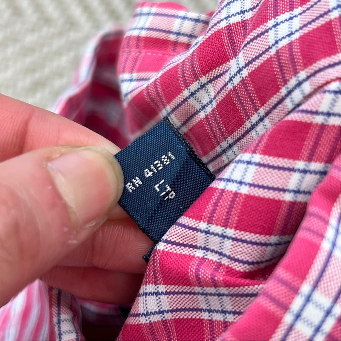 폴로 랄프로렌 체크 하프셔츠 r3670 상품이미지7