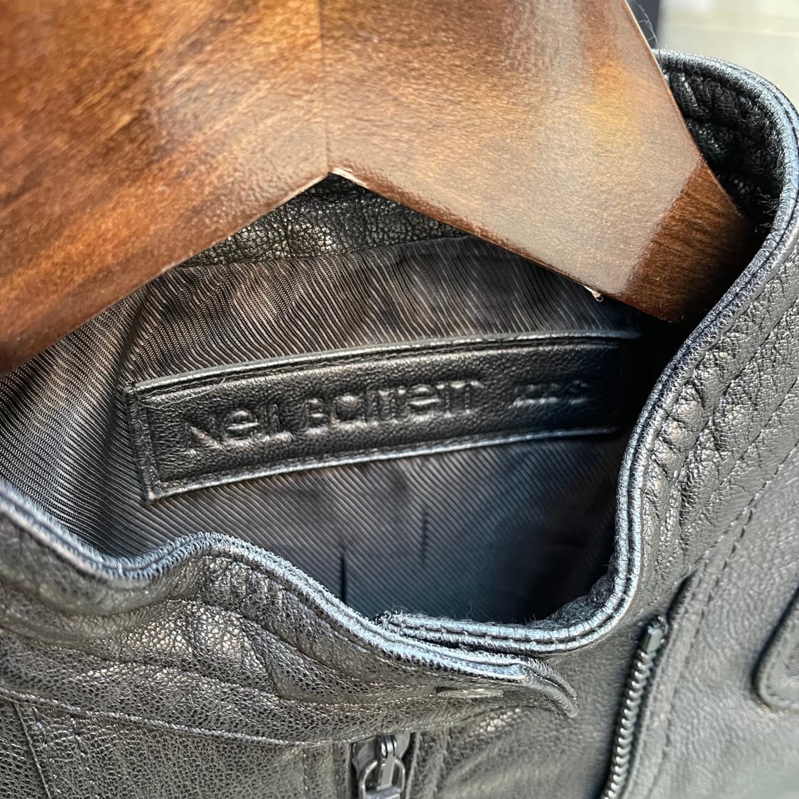 [XXS] 닐바렛 램레더 바이커 자켓 상품이미지6