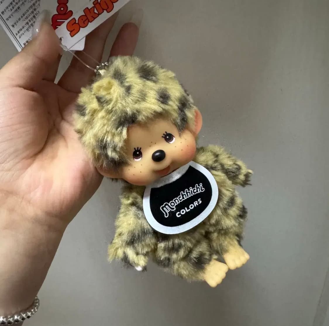 몬치치 호피 무늬 컬러즈 레오파드 인형 키링 상품이미지2