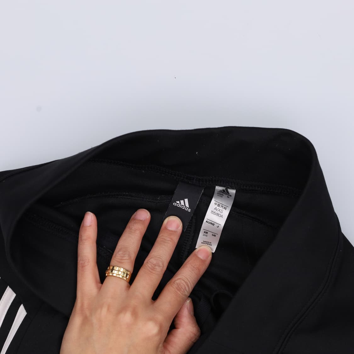 2XS 아디다스 블랙 레깅스 0401H1 상품이미지4