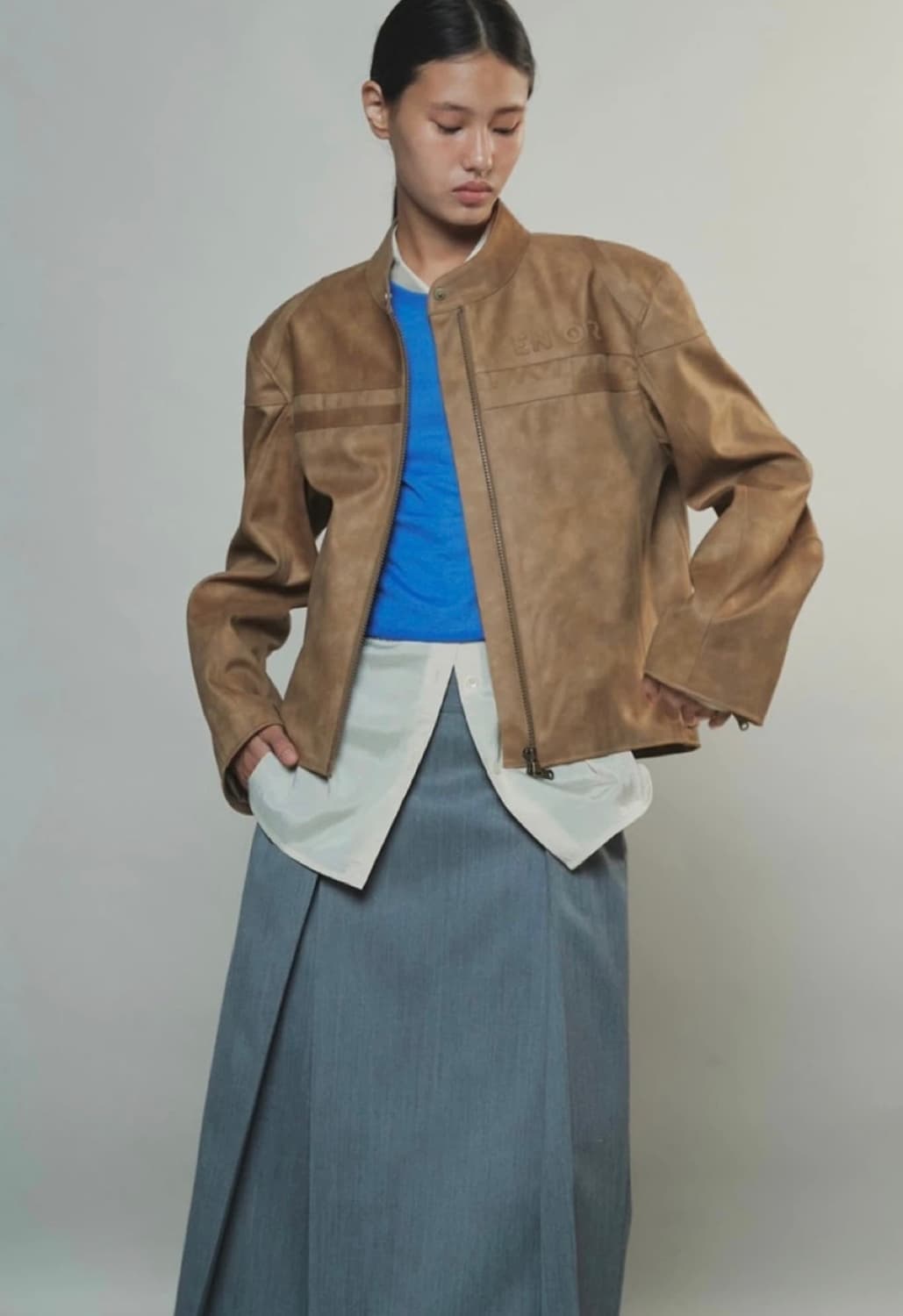 엔오르 스웨이드 자켓 ENOR RACING SUEDE JACKET 상품이미지3