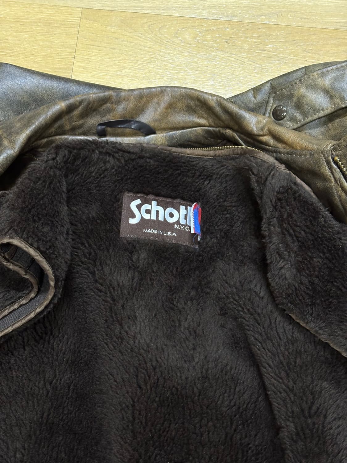 Schott A2 빈티지 가죽자켓 상품이미지9