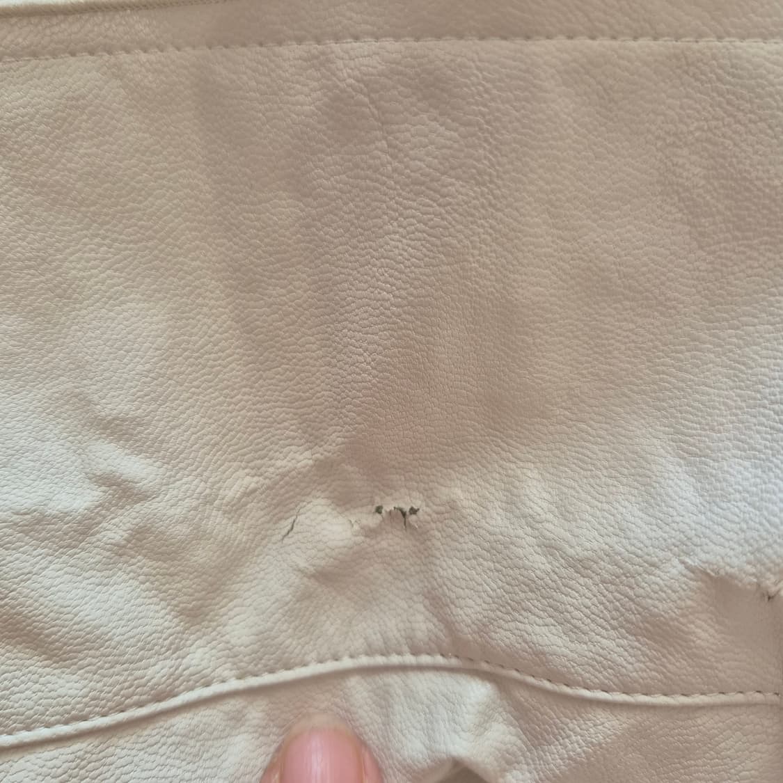 한섬 타임 카드 슬롯 벨티드 레더 자켓 상품이미지10