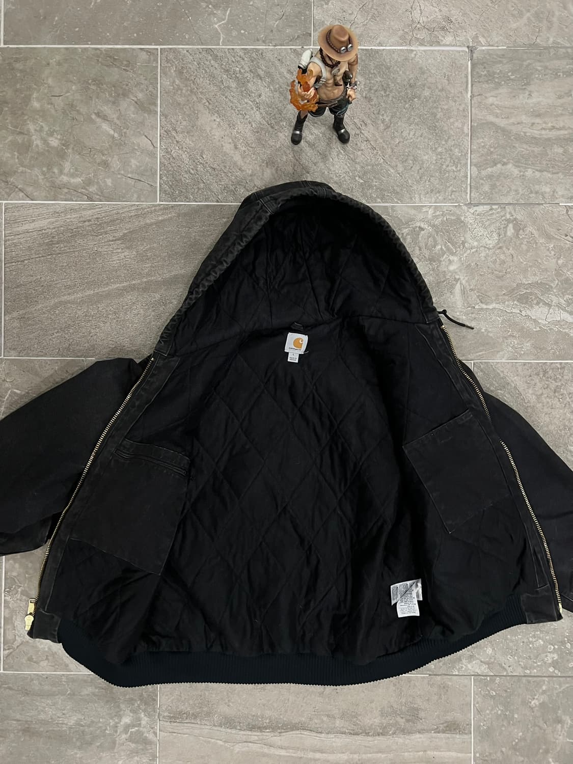 (L) 칼하트 덕 액티브 후드자켓 J130 BLK 블랙 상품이미지3